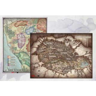 D&D: Out of the Abyss Map Set (23"x16", 20"x16")
