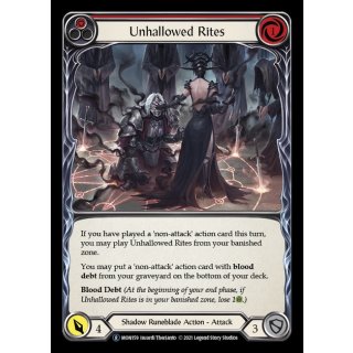 159 - Unhallowed Rites - Red