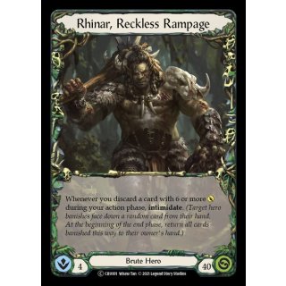 001 - Rhinar, Reckless Rampage - Brute Hero