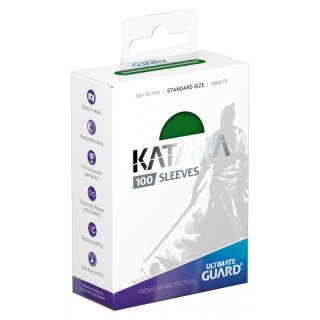 Ultimate Guard: Katana Sleeves - Standardgröße - Grün