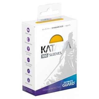 Ultimate Guard: Katana Sleeves - Standardgröße - Gelb