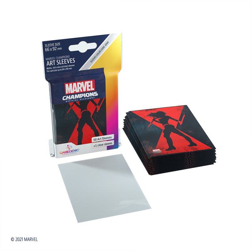Marvel Champions Art Sleeves- Black Widow (50 ct.) main image 1