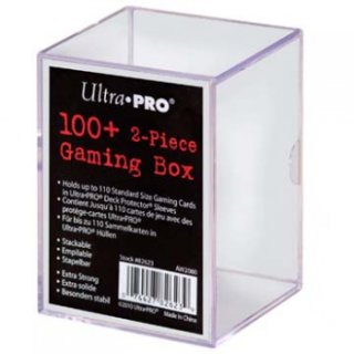 Ultra Pro: Box für 100 double-sleeved Karten - Clear