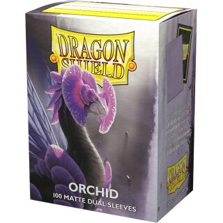 Dragon Shield: Dual Matte Sleeves - (100 Sleeves) - Orchid