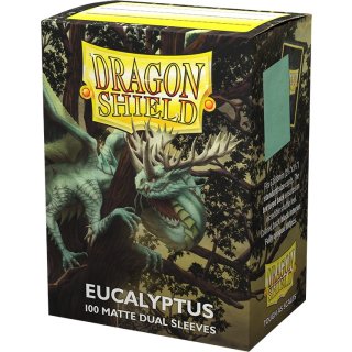 Dragon Shield: Dual Matte Sleeves - (100 Sleeves) - Eucalyptus