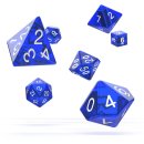 Oakie Doakie: Dice W&uuml;rfel RPG-Set Translucent - Blau (7)