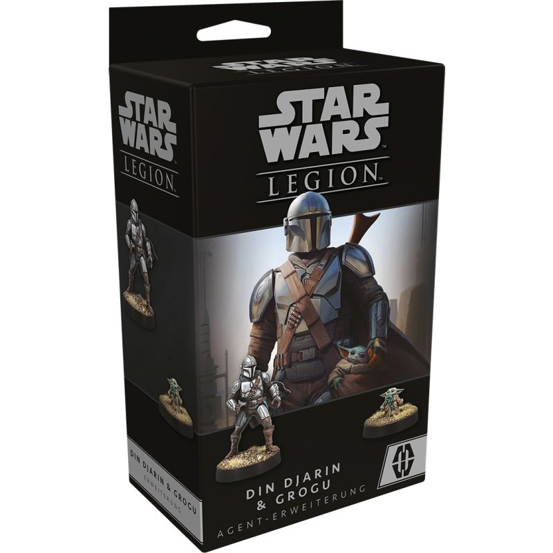 Star Wars Legion: Expansión Operativa Din Djarin & Grogu – Incluye Cartas De Unidad, Comando Y Mejoras Para Ejércitos Rebeldes, Imperiales Y Mercenarios