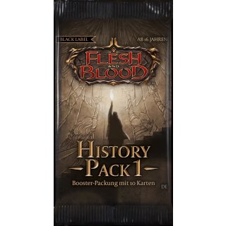 Flesh & Blood: History Pack 1 - Black Label - Booster - DE