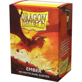 Dragon Shield: Dual Matte Sleeves - (100 Sleeves) - Ember