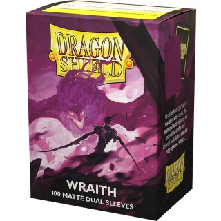 Dragon Shield: Dual Matte Sleeves - (100 Sleeves) - Wraith