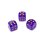 Chessex: Luminary - D6 Set (36) - Borealis Royal Purple/White