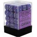 Chessex: Speckled - D6 Set (36) - Silver Tetra/Silver