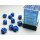 Chessex: Opaque - D6 Set (36) - Blue/White
