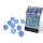 Chessex: Luminary - D6 Set (36) - Borealis Sky Blue/White