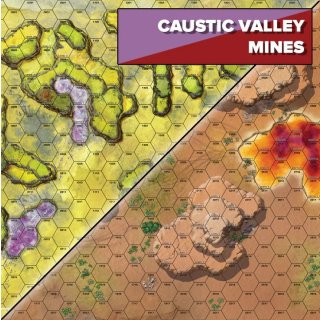 BattleTech: BattleMat - Alien Worlds Caustic Valley/Mines - Playmat