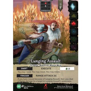 071 - Foil Epic Rare -08 - Lunging Assault