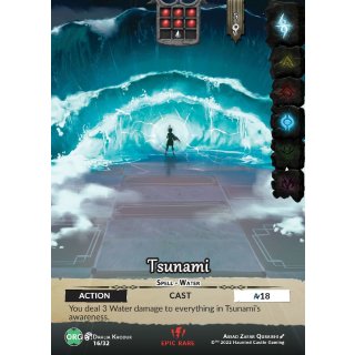 096 - Foil Epic Rare -16 - Tsunami