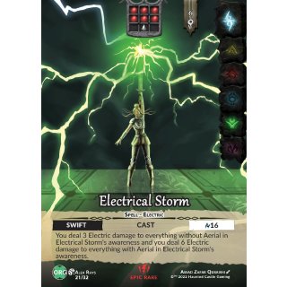 110 - Foil Epic Rare -21 - Electrical Storm - Swift