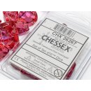 Chessex: Translucent - D10 Set (10) - Gemini Red Violet/Gold