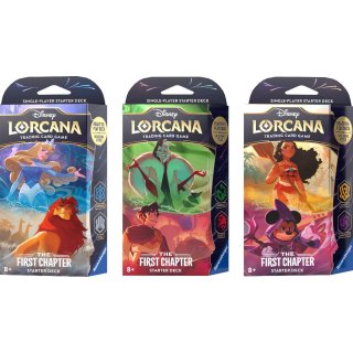 Disney Lorcana: The First Chapter - Starter Set (3 Decks) - EN