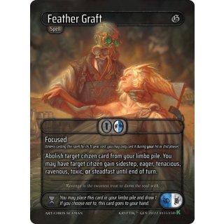 135 - Feather Graft - Rainbow Foil
