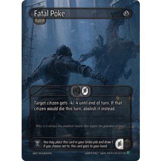 137 - Fatal Poke - Rainbow Foil