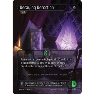 138 - Decaying Decoction - Rainbow Foil