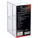 Ultra Pro: 2-Piece Clear Card Box Two Compartment...