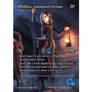 003 - Khonsu, Emboldened Informant - Rainbow Foil