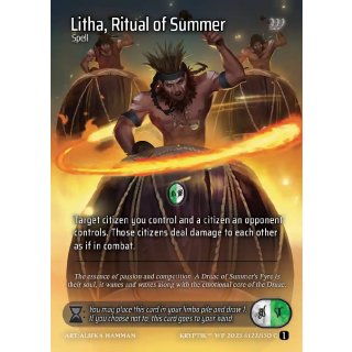 122 - Litha, Ritual of Summer - Rainbow Foil