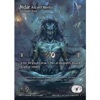 048 - Nidar, Ancient Mentor - Rainbow Foil