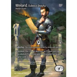 014 - Weiland, Dubious Deputy - Rainbow Foil