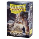 Dragon Shield: Standard Sleeves - Outer Sleeves - Matte Clear (100 Sleeves)
