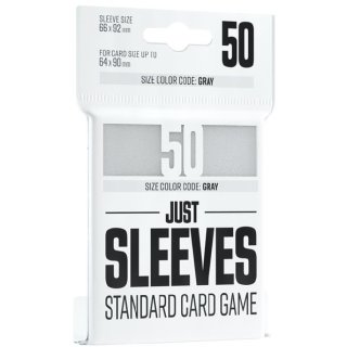 Gamegenic: Just Sleeves - Standard Card Game - White (50 Sleeves)