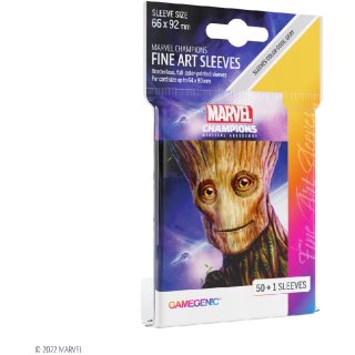 Gamegenic: Marvel Champions Fine Art Sleeves - Groot (51 Sleeves)