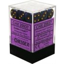 Chessex: Gesprenkelte - D6 Set (36) - Speckled Cobalt /Gold