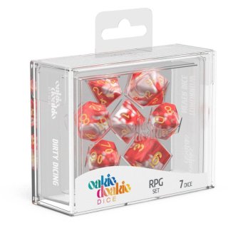Oakie Doakie: Dice Würfel RPG-Set - Gemidice - Red Sky (7)