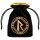 Runic Black & Golden Velour - Dice Bag
