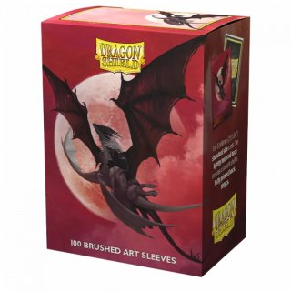 Dragon Shield: Brushed Art Sleeves - Valentine Dragon 2024 (100 Sleeves)