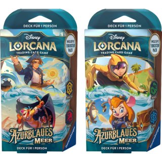 Disney Lorcana: Azurblaues Meer - Starter Set Bundle (2 Decks) - DE