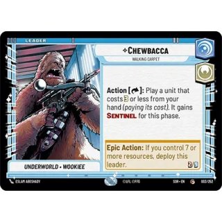 003 - Chewbacca - Walking Carpet - Leader