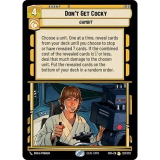 223 - Dont Get Cocky - Event