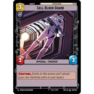 229 - Cell Block Guard - Unit