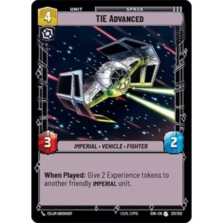 231 - TIE Advanced - Unit