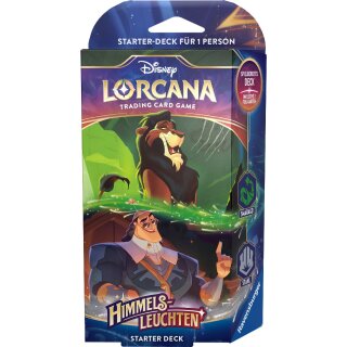 Disney Lorcana: Himmels Leuchten - Starter Set - DE - Smaragd/Stahl