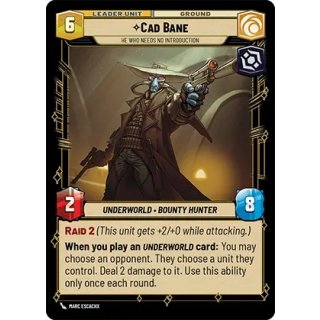 014 - Cad Bane - He Who Needs No Introduction - Leader