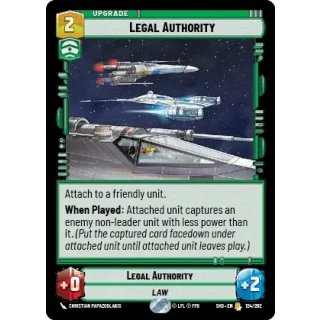 124 - Legal Authority - Upgrade