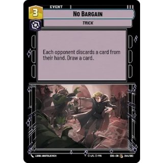 244 - No Bargain - Event