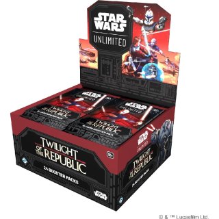 Star Wars: Unlimited - Twilight of the Republic  - Booster Display - EN