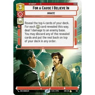 415 - For a Cause I Believe In - Event - Hyperspace